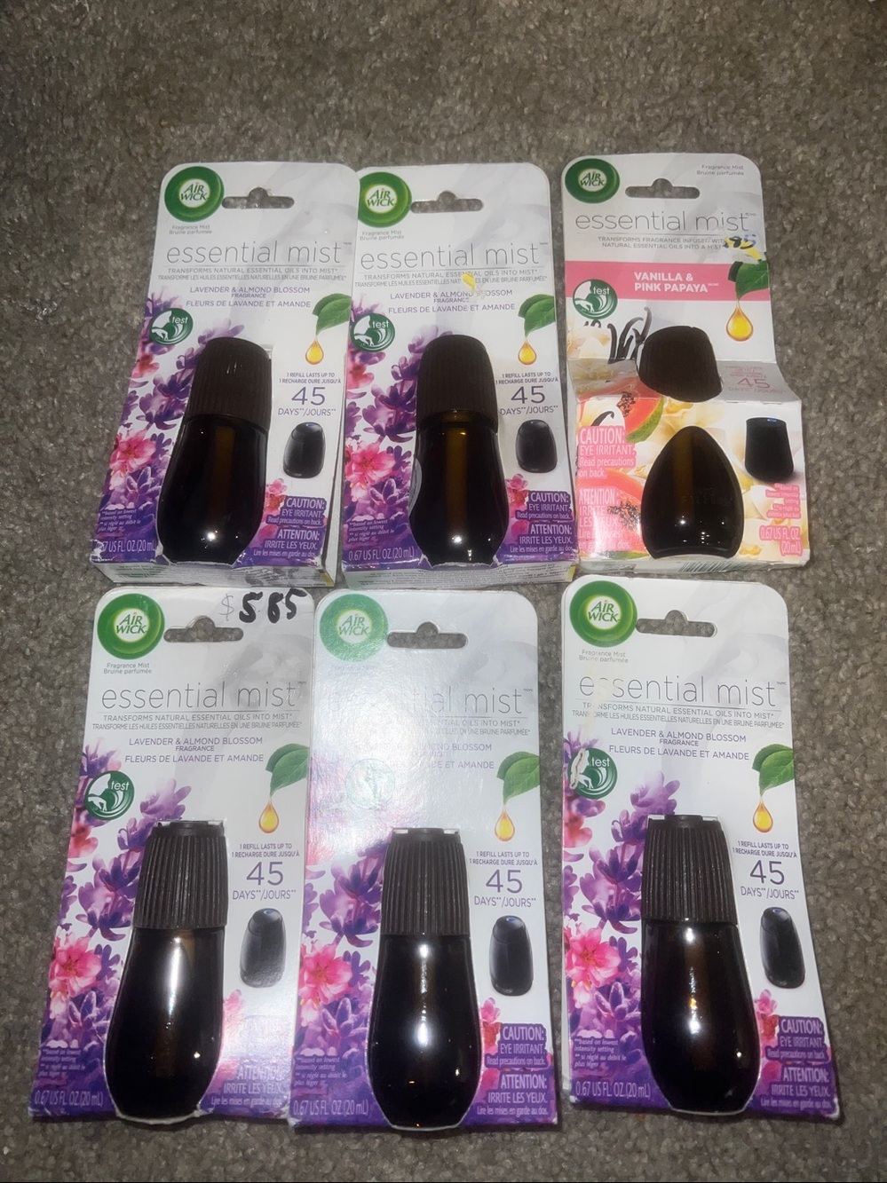 Air Wick Essential Mist Lavender & Almond Blossom Refills